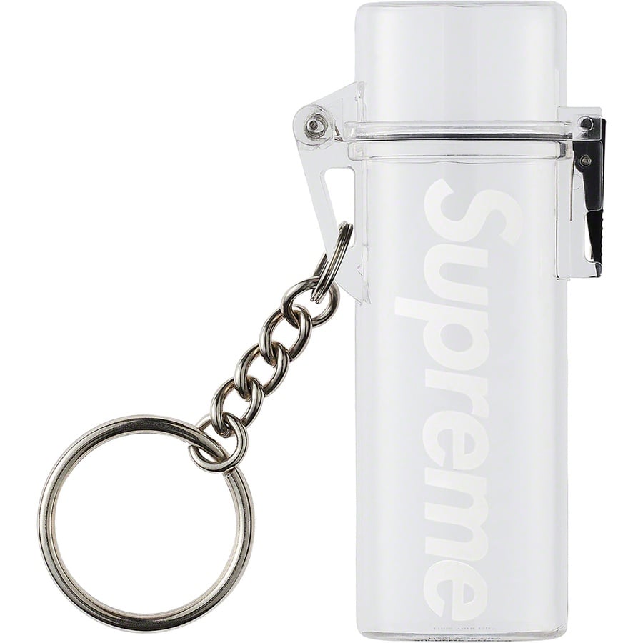 Supreme Waterproof Lighter Case Keychain (SS20) - Clear - $8