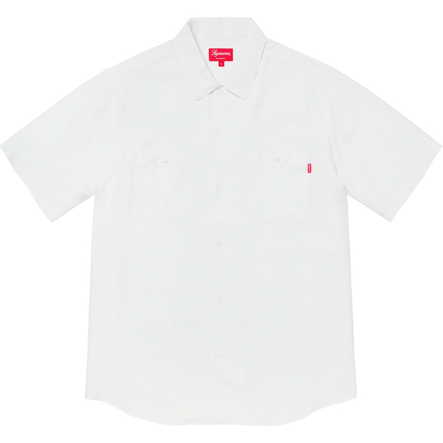 Details on Silk S S Work Shirt White from spring summer
                                                    2020 (Price is $158)