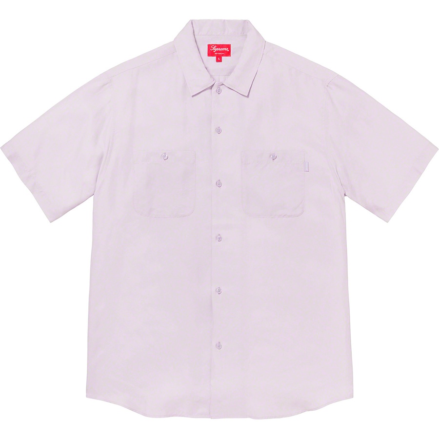Details on Silk S S Work Shirt Light Purple from spring summer
                                                    2020 (Price is $158)
