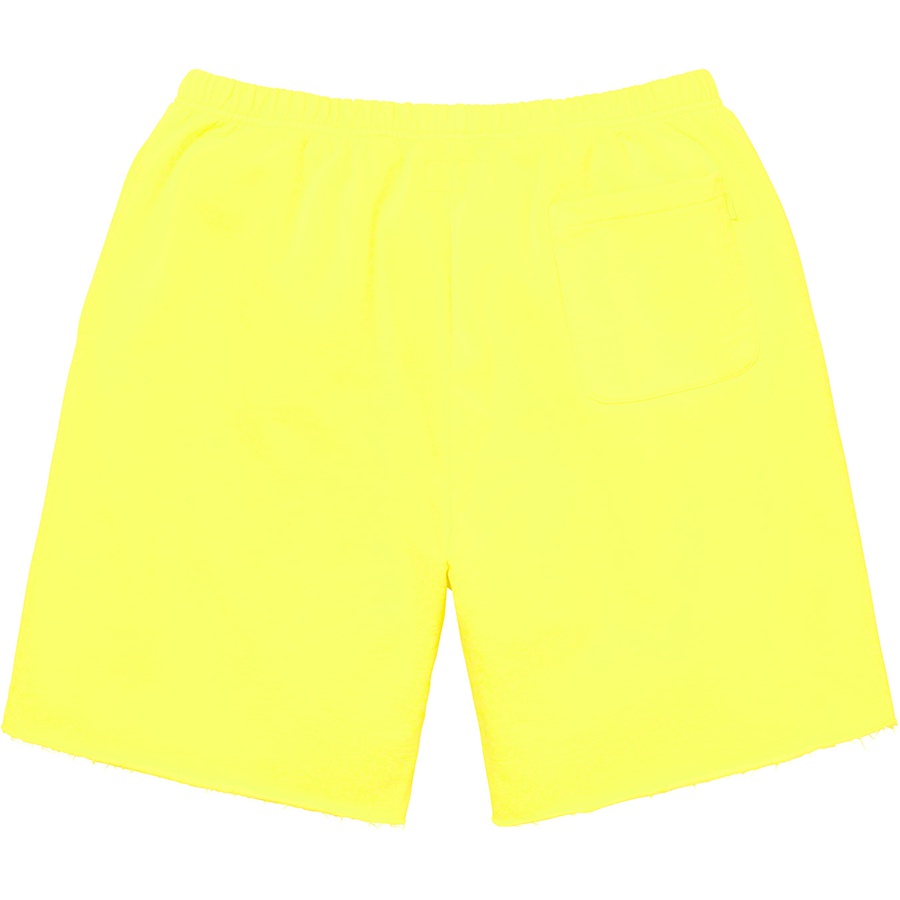 Details on Overdyed Sweatshort Bright Yellow from spring summer
                                                    2020 (Price is $118)