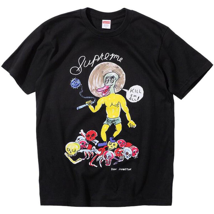 Details on Daniel Johnston Kill Em All Tee None from spring summer 2020 (Price is $44)