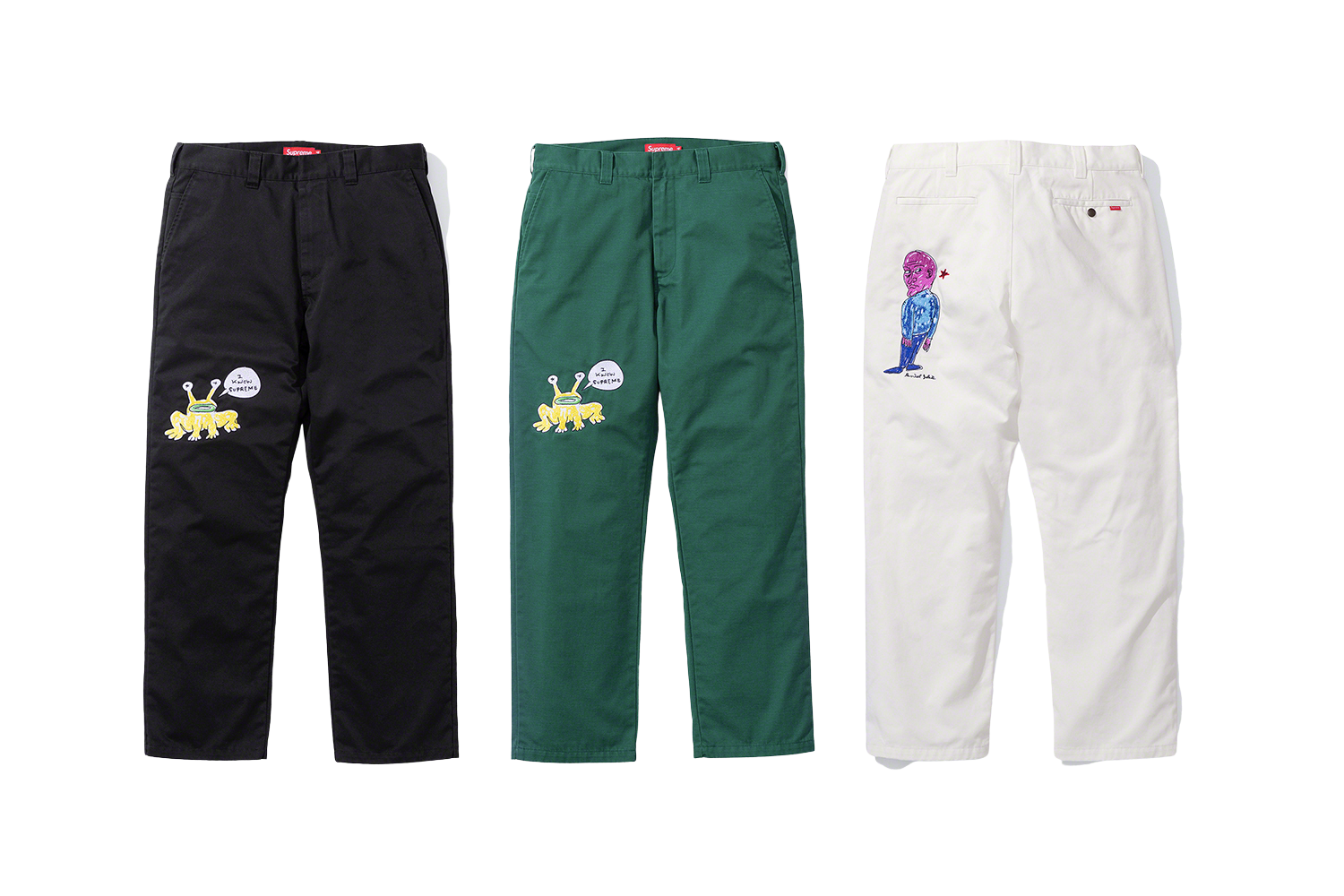 Supreme Embroidered Work Pant