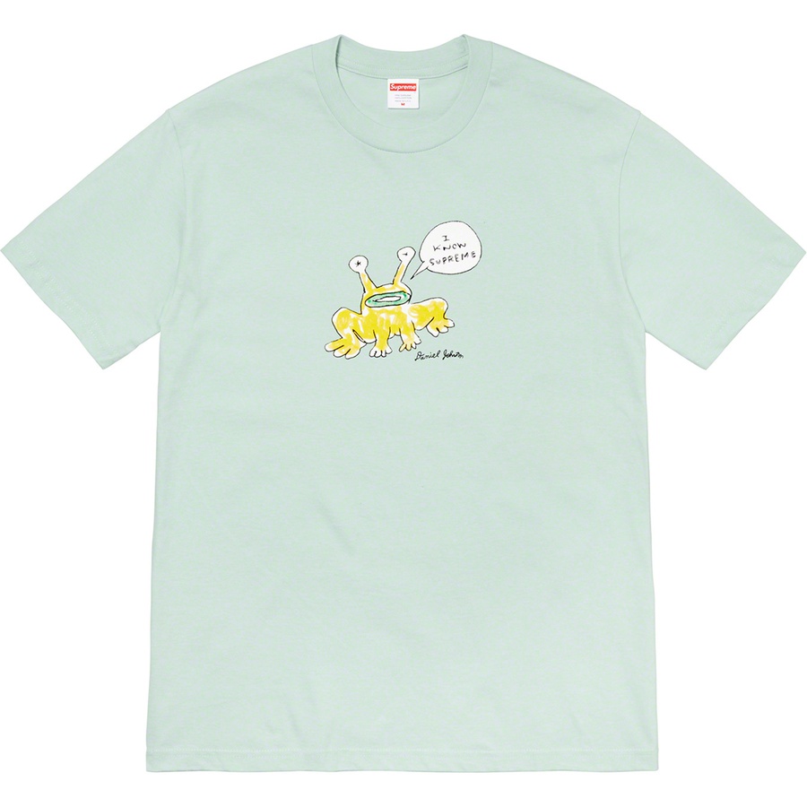 Supreme Daniel Johnston Frog Tee (SS20) - Light Teal - $44