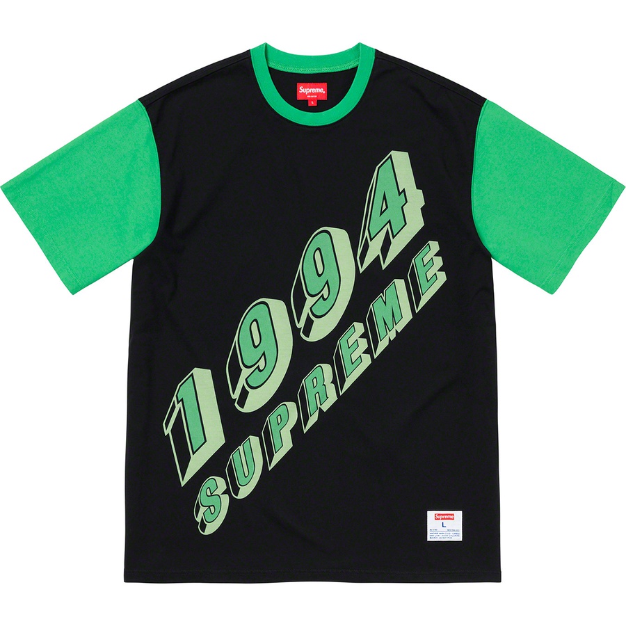 Details on Bevel Text Ringer Tee Black from spring summer 2020 (Price is $78)