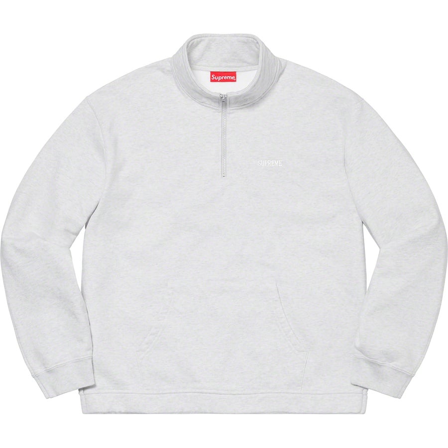 Details on Cross Half Zip Sweatshirt Ash Grey from spring summer 2020 (Price is $148)