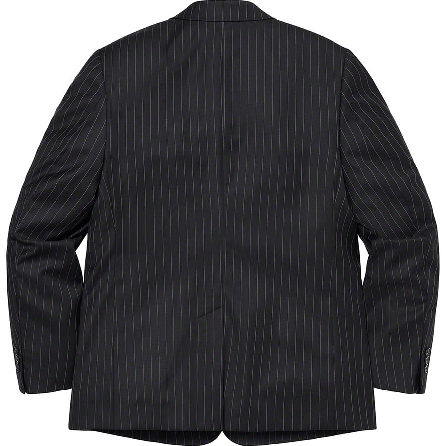 Details on Wool Suit Black Pinstripe from spring summer
                                                    2020 (Price is $598)