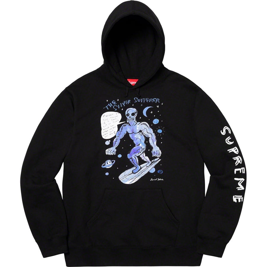 Details on Daniel Johnston Hooded Sweatshirt Black from spring summer
                                                    2020 (Price is $158)