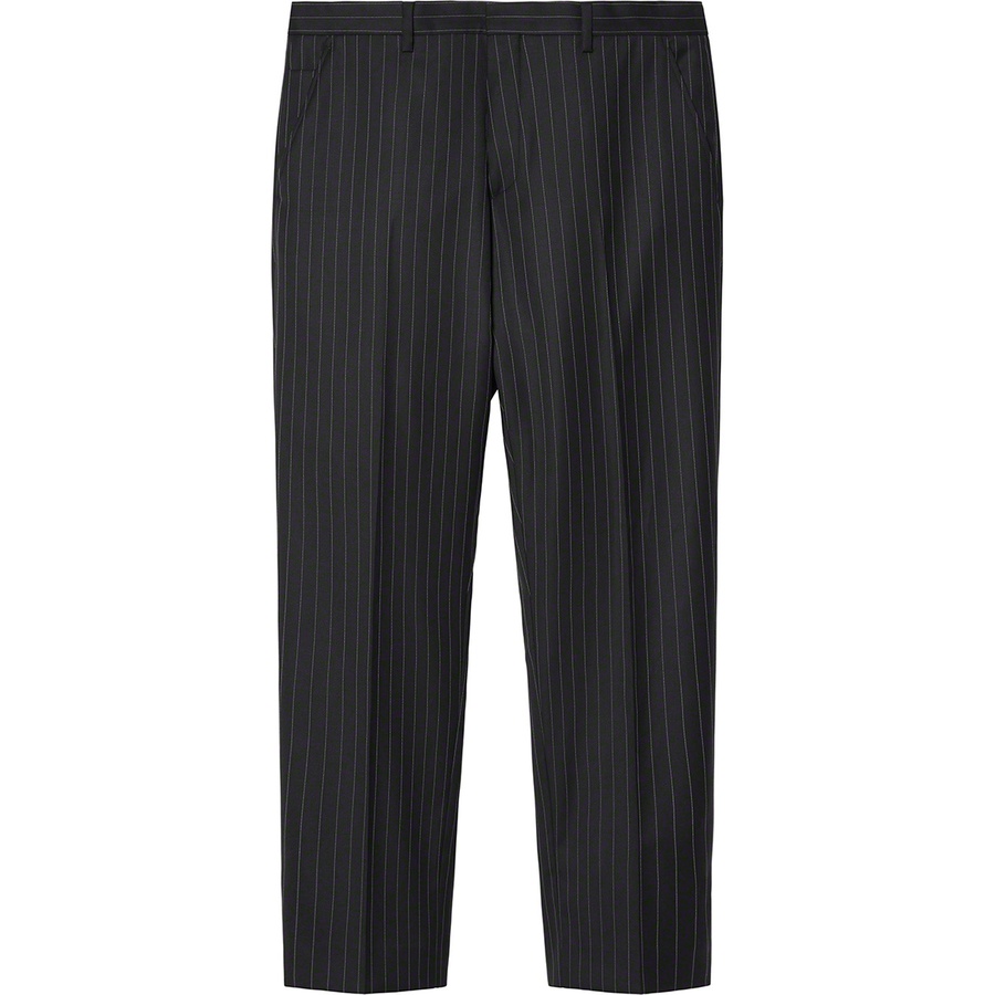 Details on Wool Suit Black Pinstripe from spring summer
                                                    2020 (Price is $598)