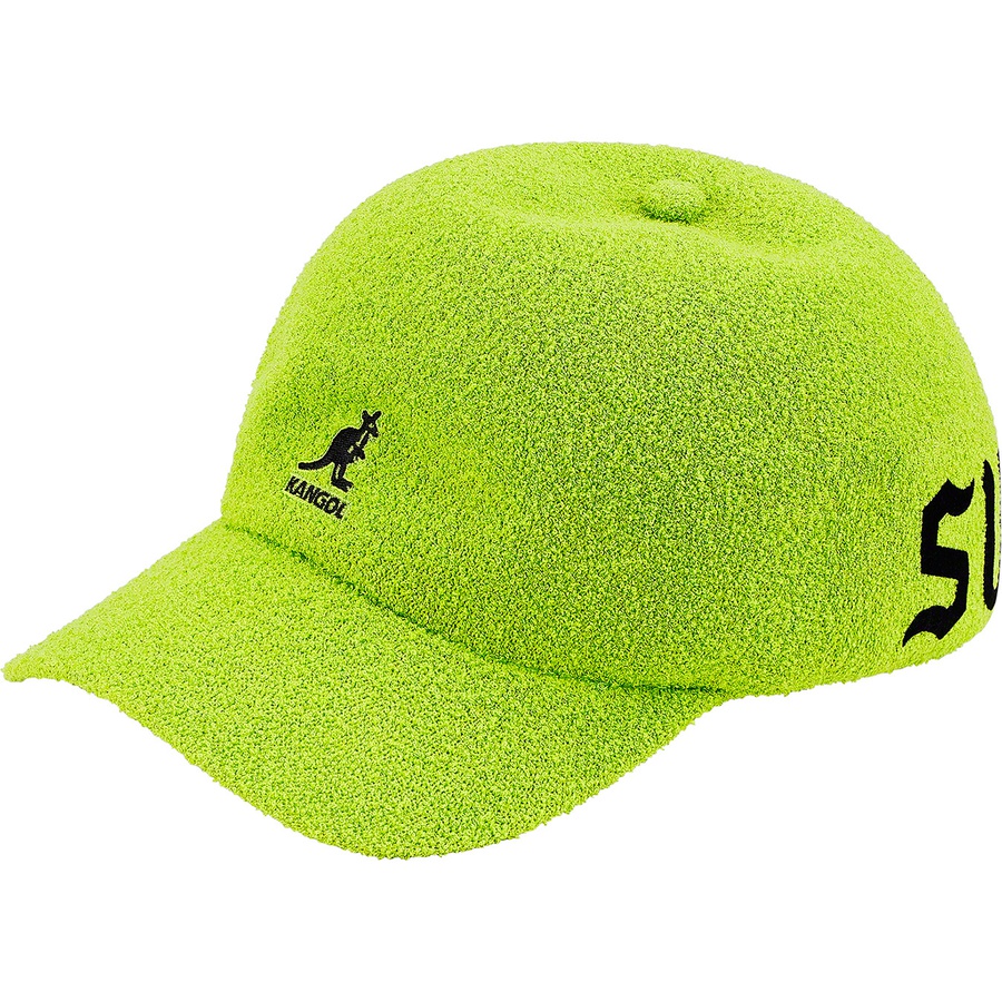 Details on Supreme Kangol Bermuda Spacecap Bright Green from spring summer
                                                    2020 (Price is $60)