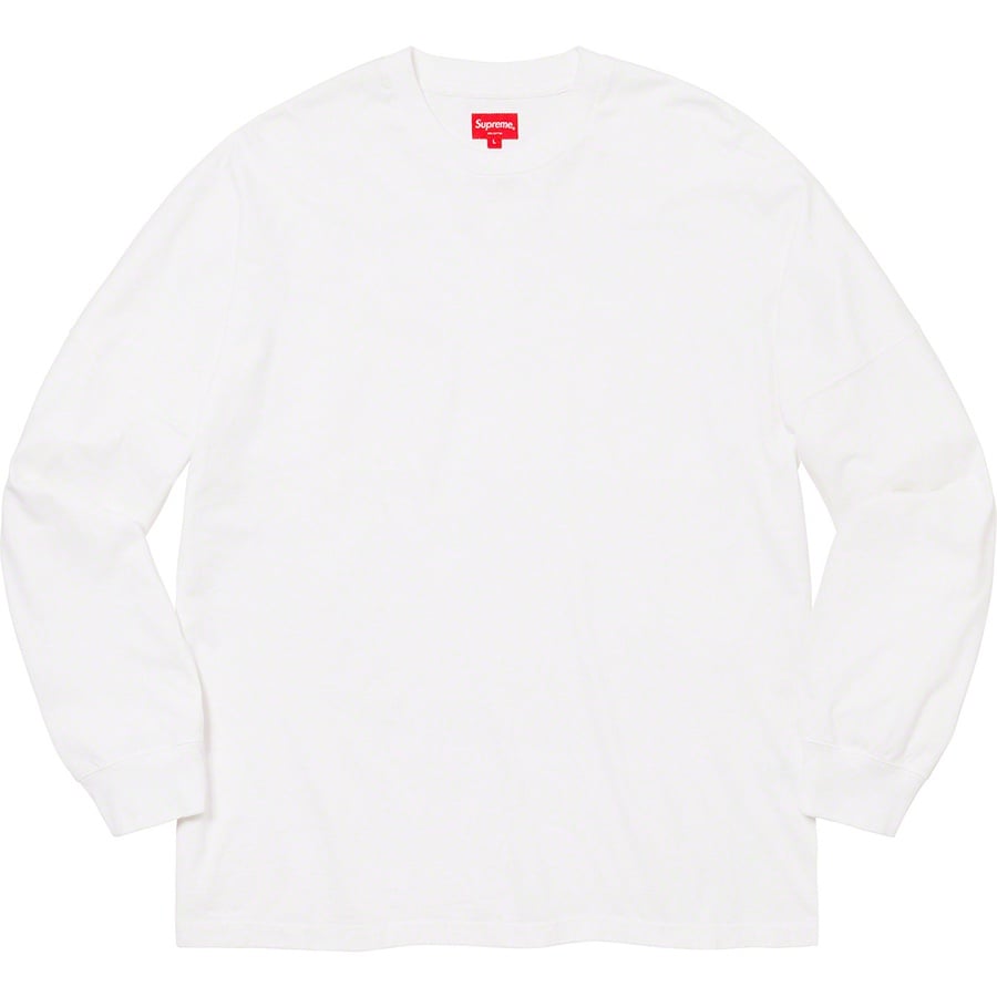 Details on Overdyed L S Top White from spring summer
                                                    2020 (Price is $88)