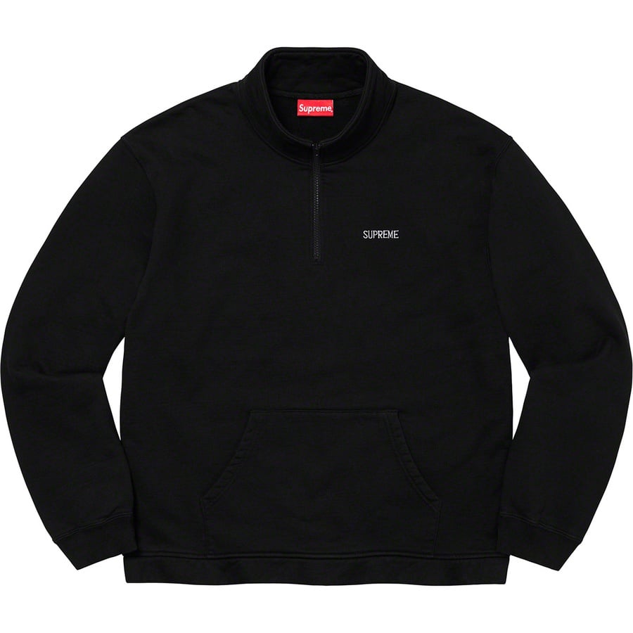 Details on Cross Half Zip Sweatshirt Black from spring summer
                                                    2020 (Price is $148)