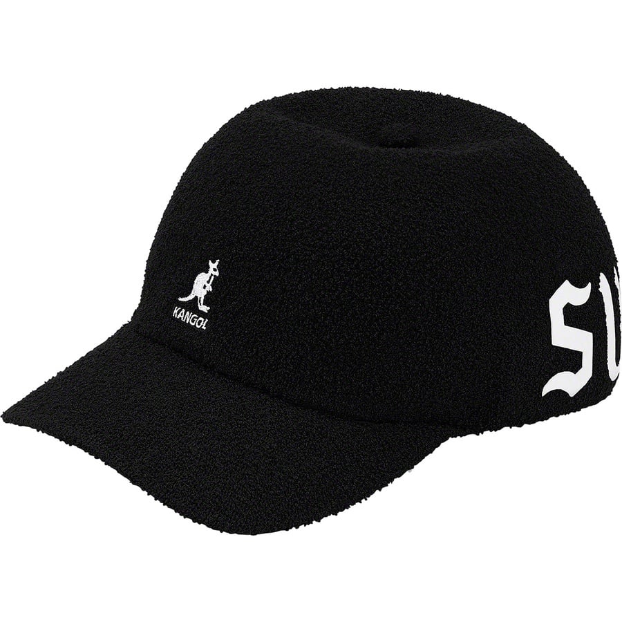 Details on Supreme Kangol Bermuda Spacecap Black from spring summer
                                                    2020 (Price is $60)