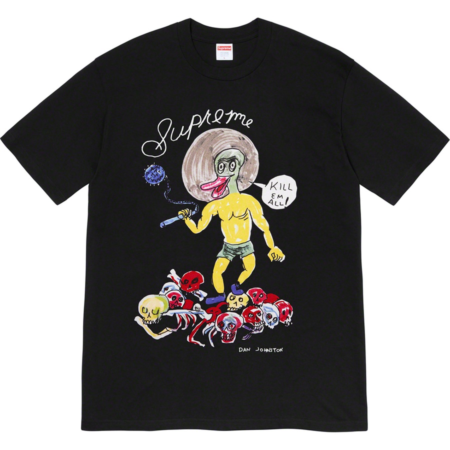 Details on Daniel Johnston Kill Em All Tee Black from spring summer
                                                    2020 (Price is $44)