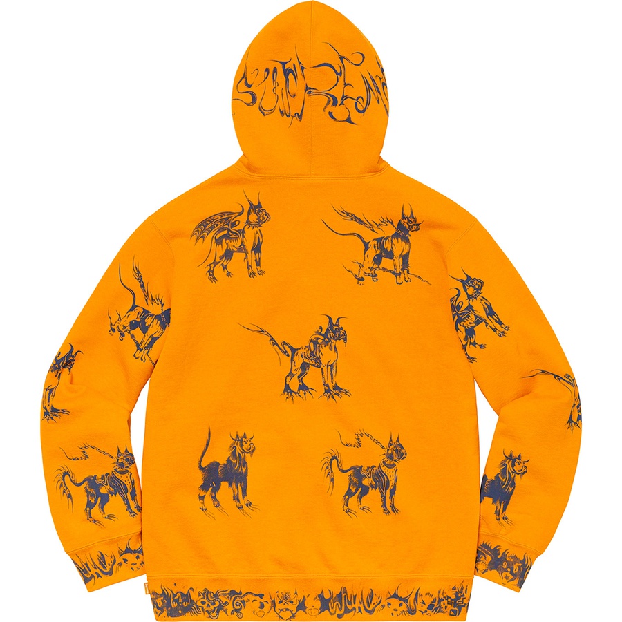 Details on Animals Hooded Sweatshirt Gold from spring summer
                                                    2020 (Price is $168)