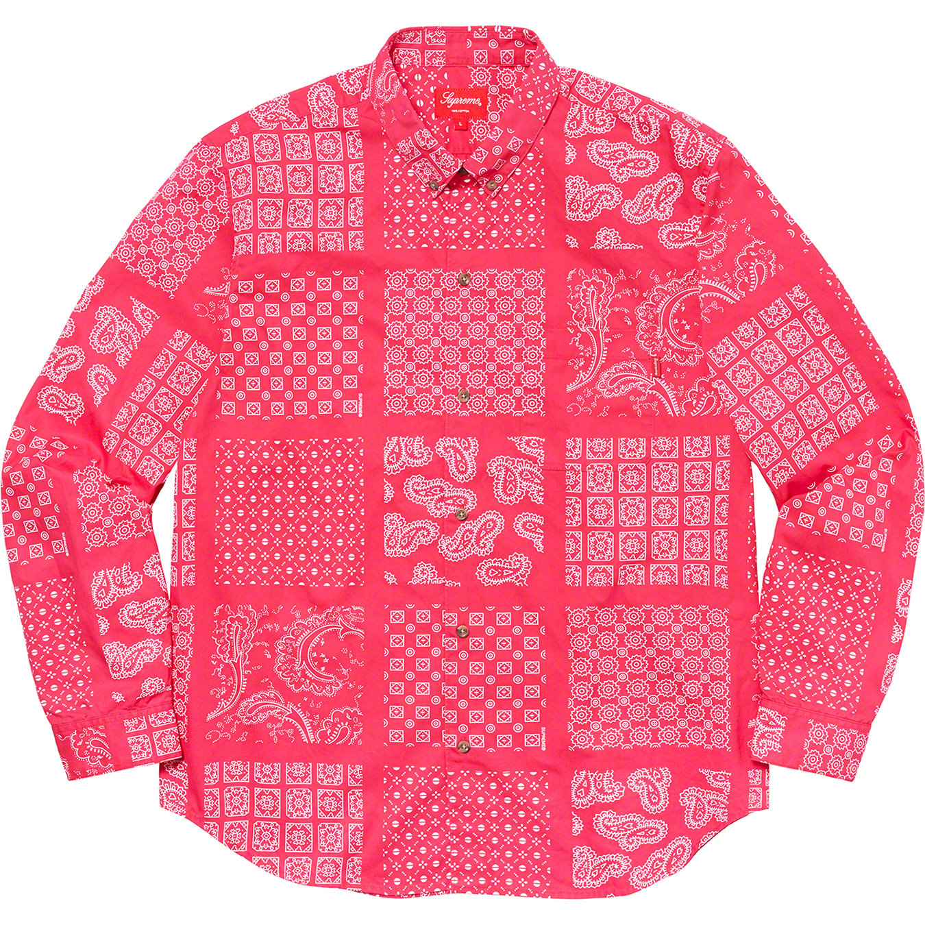 Paisley Grid Shirt - spring summer 2020 - Supreme