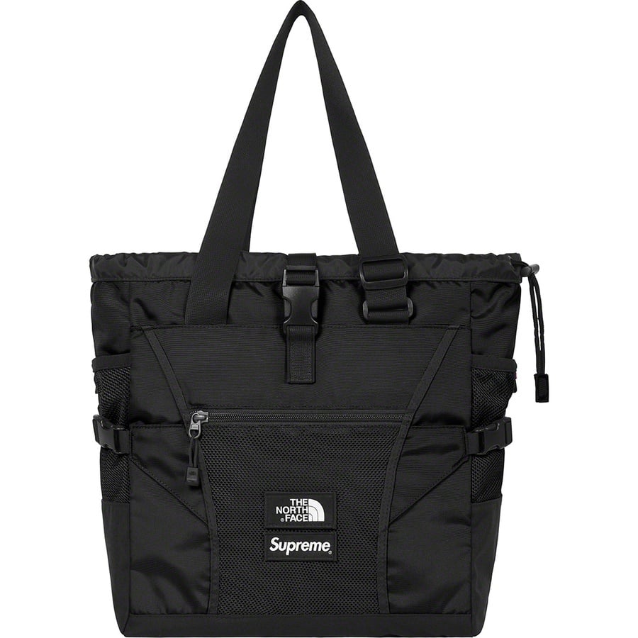 Details on Supreme The North Face Adventure Tote Black from spring summer 2020 (Price is $148)