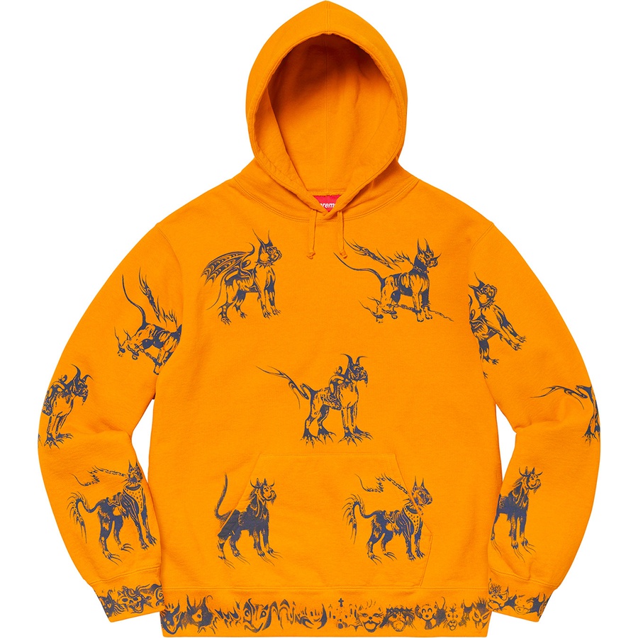 Details on Animals Hooded Sweatshirt Gold from spring summer
                                                    2020 (Price is $168)