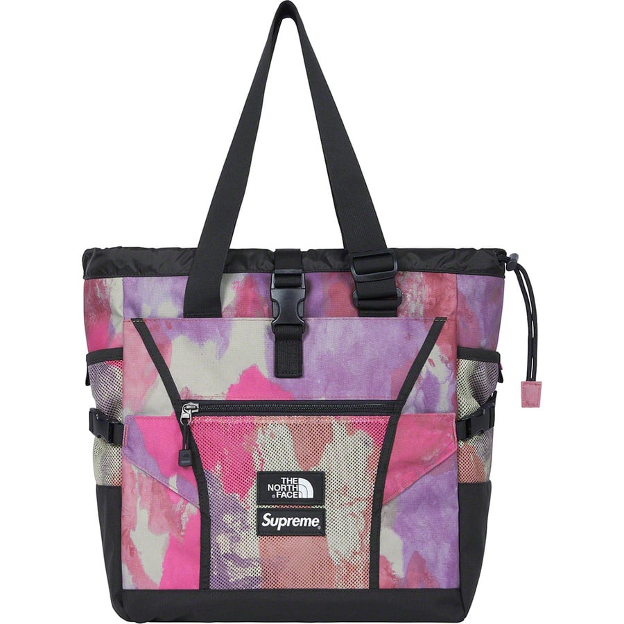 Details on Supreme The North Face Adventure Tote Multicolor from spring summer
                                                    2020 (Price is $148)