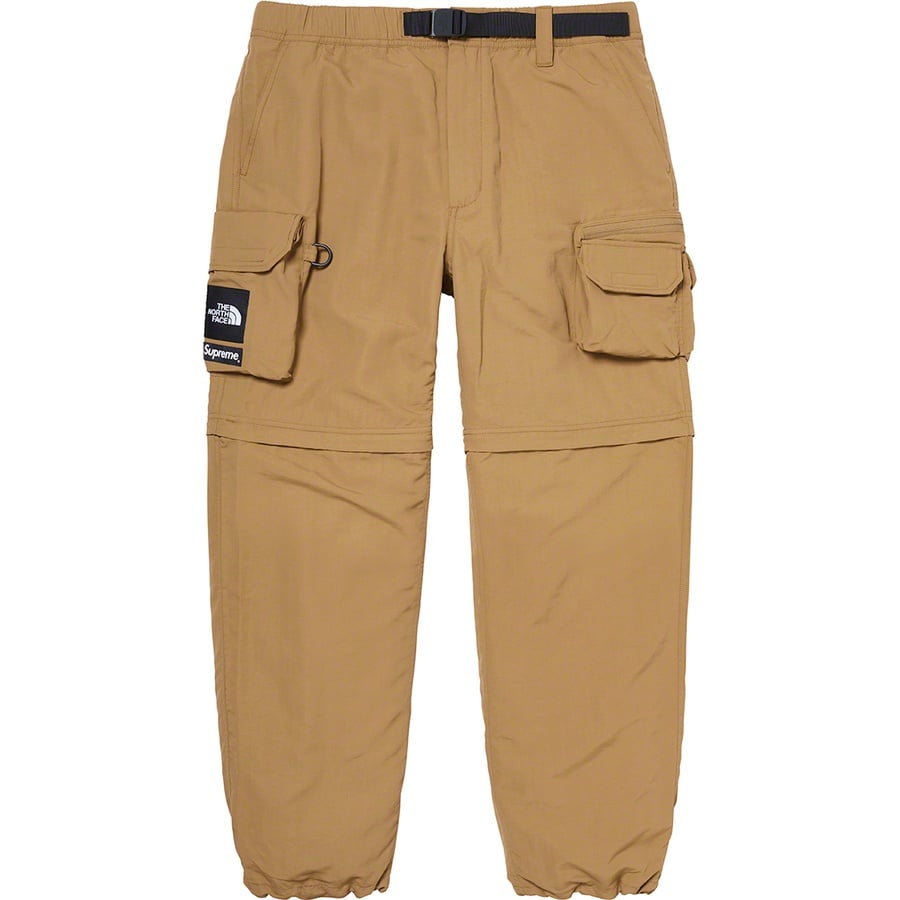 Details on Supreme The North Face Belted Cargo Pant Gold from spring summer
                                                    2020 (Price is $198)