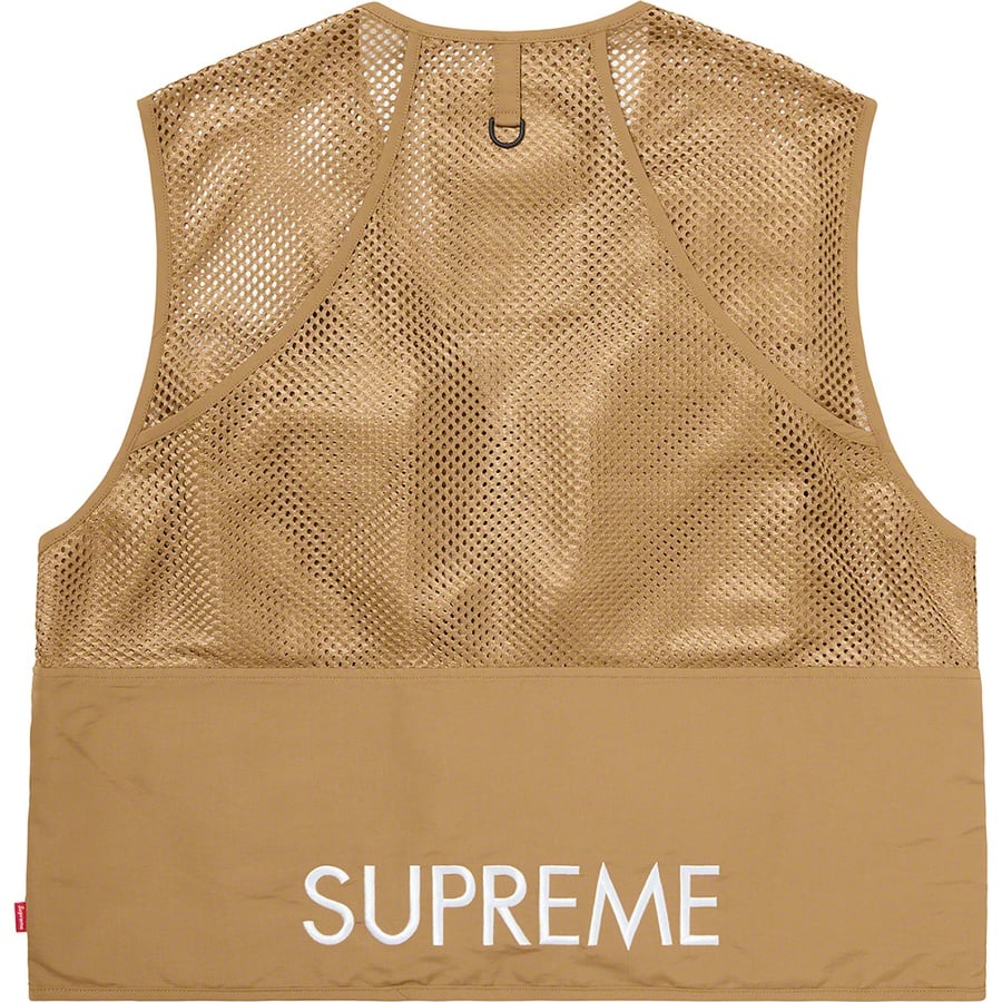 Details on Supreme The North Face Cargo Vest Gold from spring summer
                                                    2020 (Price is $168)