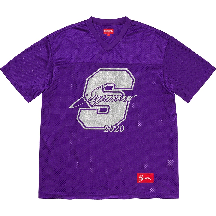 Details on Glitter Football Top Purple from spring summer
                                                    2020 (Price is $98)