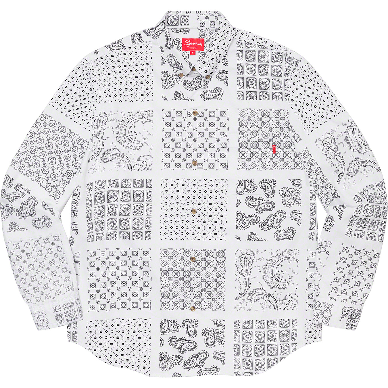 Paisley Grid Shirt - spring summer 2020 - Supreme
