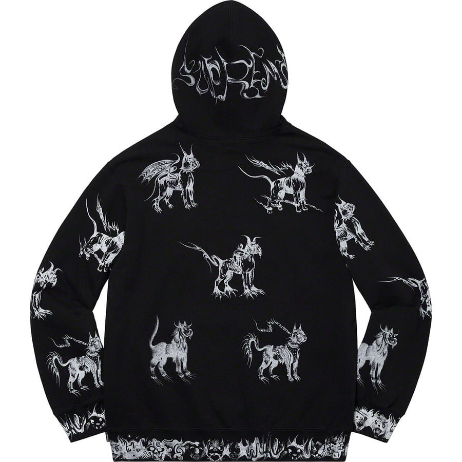 Details on Animals Hooded Sweatshirt Black from spring summer
                                                    2020 (Price is $168)