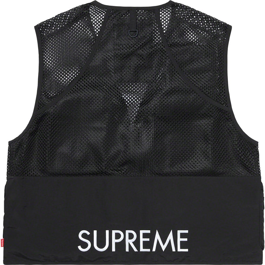 Details on Supreme The North Face Cargo Vest Black from spring summer
                                                    2020 (Price is $168)