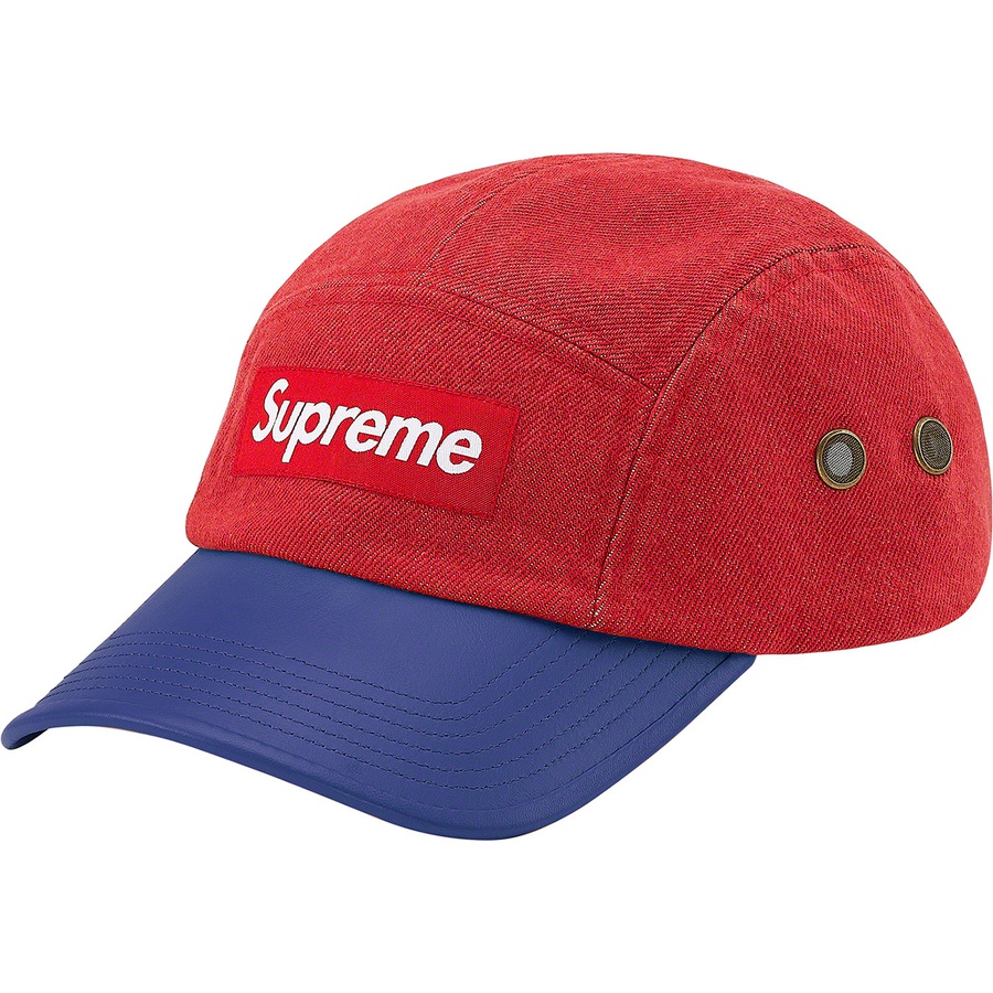 Details on 2-Tone Denim Camp Cap Red from spring summer
                                                    2020 (Price is $54)