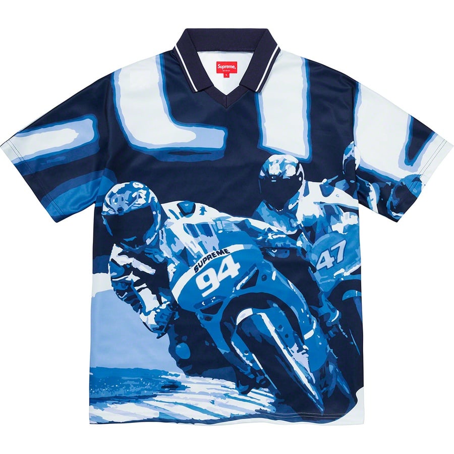 Details on Racing Soccer Jersey Navy from spring summer
                                                    2020 (Price is $110)