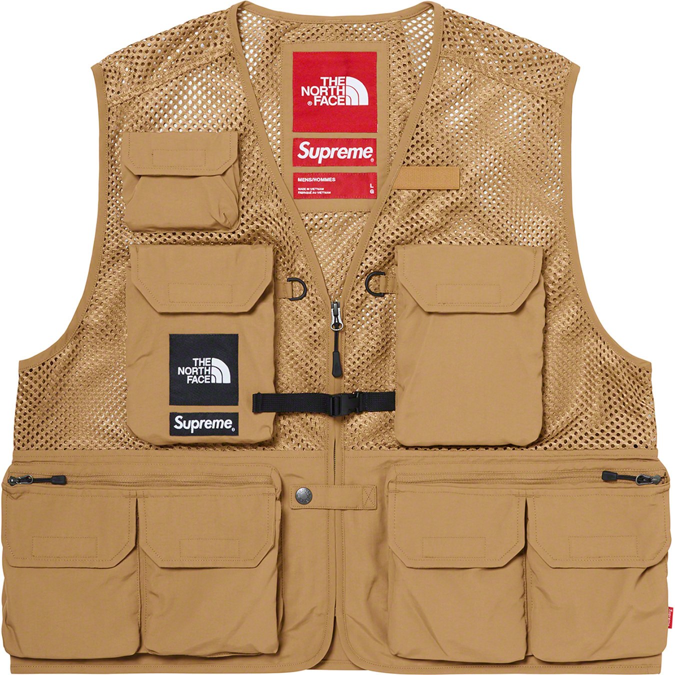 supreme the north face cargo vest M