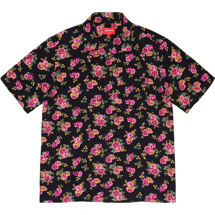 Details on Floral Rayon S S Shirt Black from spring summer
                                                    2020 (Price is $138)