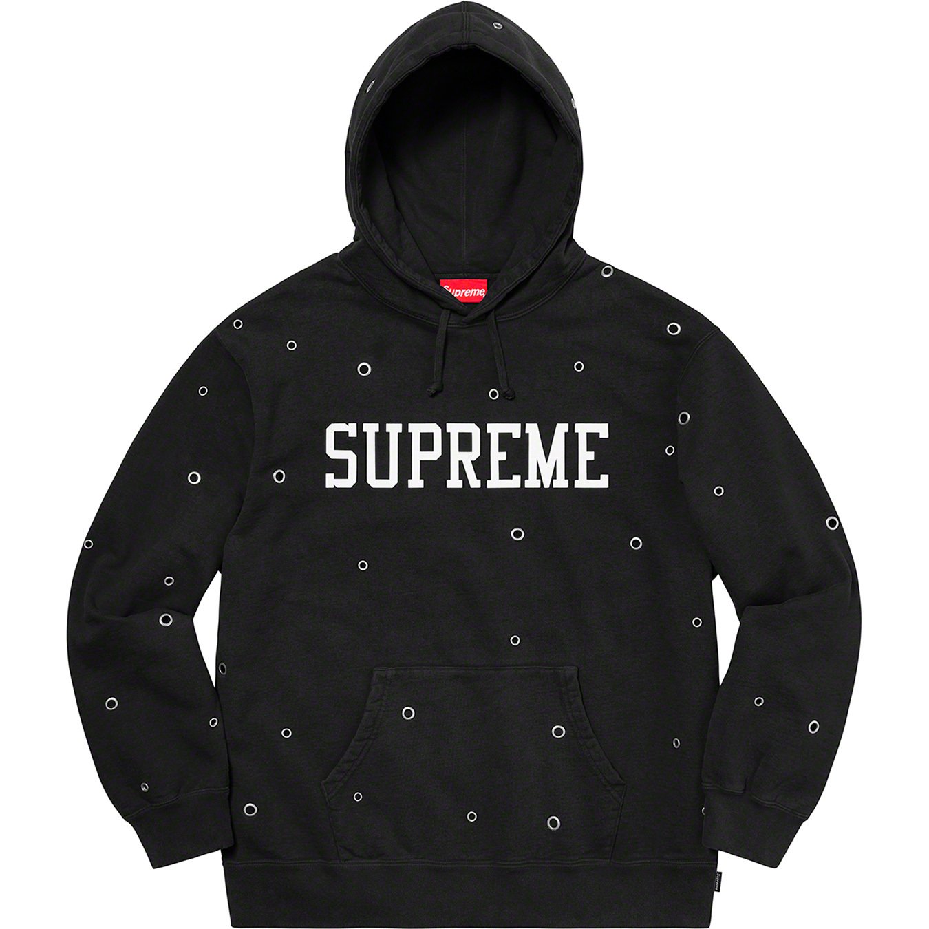 サイズは下記の通りですSupreme Eyelet Hooded Sweatshirt