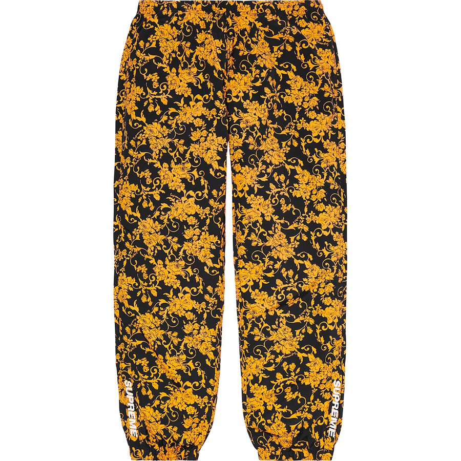 Details on Warm Up Pant Black Floral from spring summer
                                                    2020 (Price is $128)