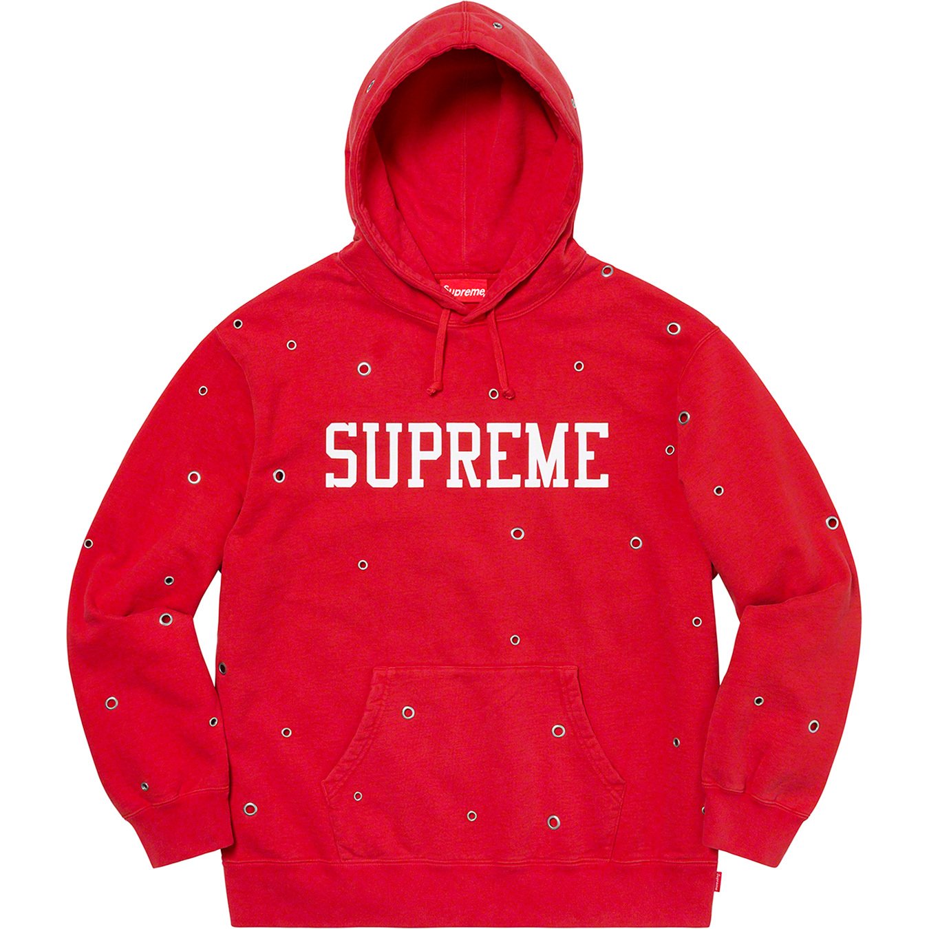 red supreme sweatshirt