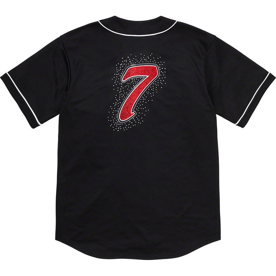 Details on Rhinestone Baseball Jersey Black from spring summer
                                                    2020 (Price is $138)