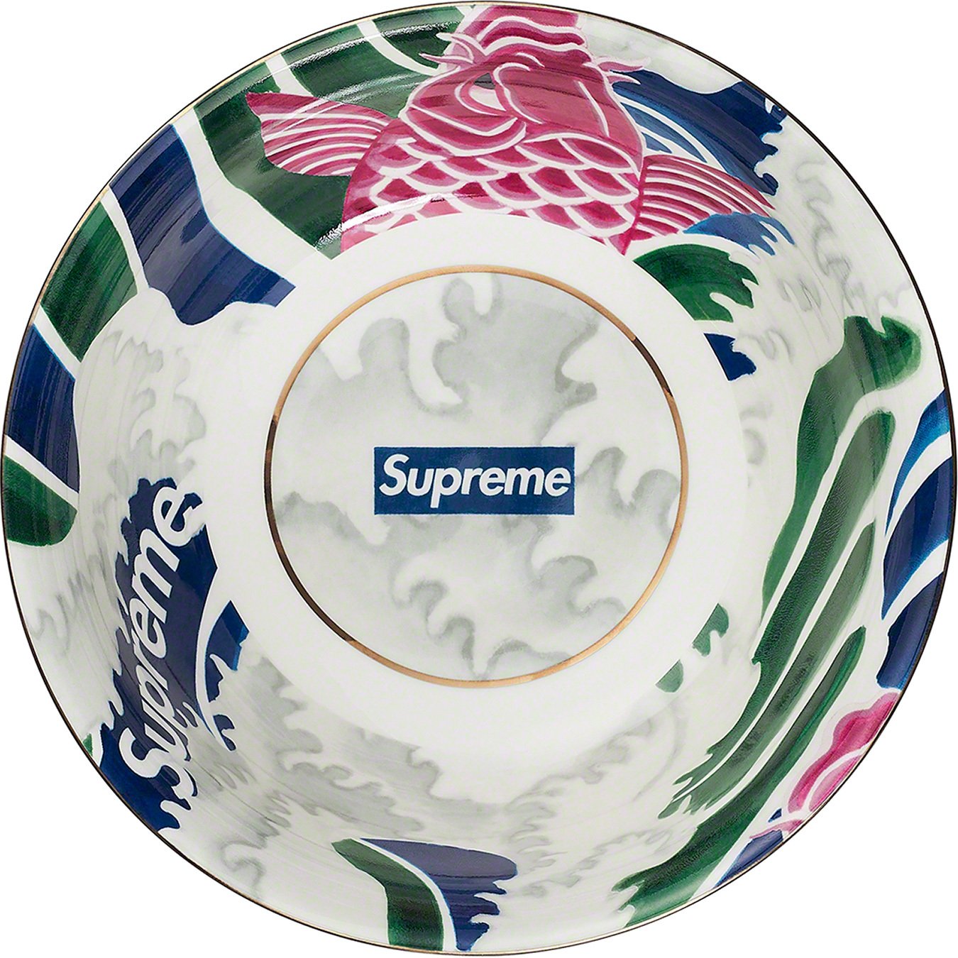 supreme waves ceramic bowl