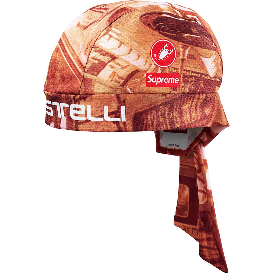 Details on Supreme Castelli Cycling Skull Cap Multicolor from spring summer
                                                    2020 (Price is $38)