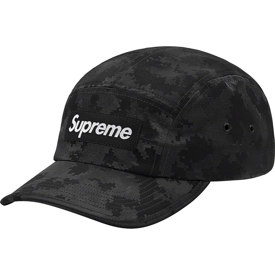 Details on Satin Digi Camo Camp Cap Black from spring summer
                                                    2020 (Price is $48)