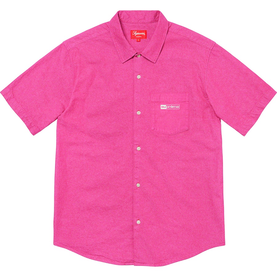 Details on Invert Denim S S Shirt Magenta from spring summer 2020 (Price is $128)