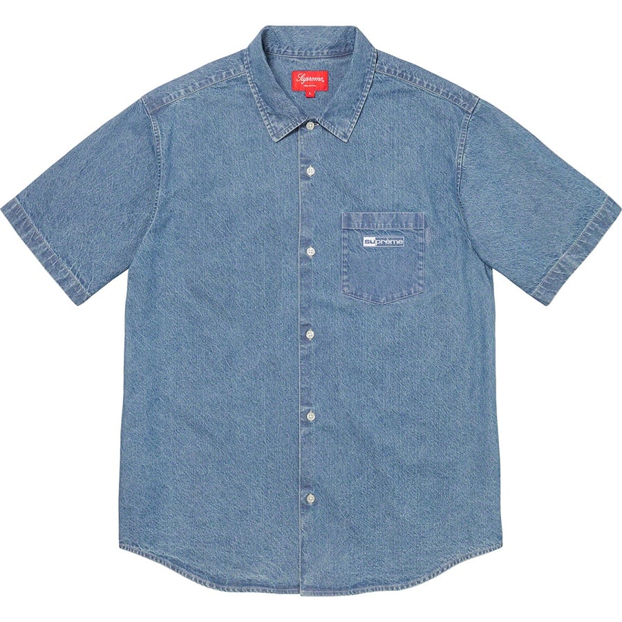 Details on Invert Denim S S Shirt Blue from spring summer
                                                    2020 (Price is $128)