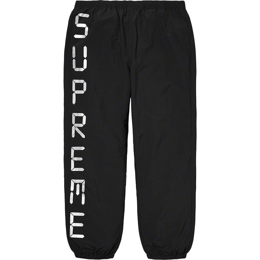 Details on Digital Logo Track Pant Black from spring summer
                                                    2020 (Price is $128)