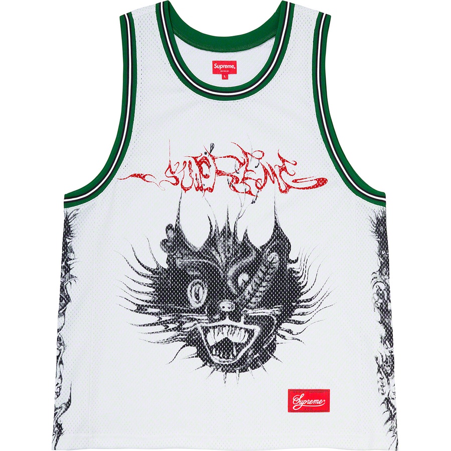 Details on Animal Basketball Jersey White from spring summer
                                                    2020 (Price is $98)