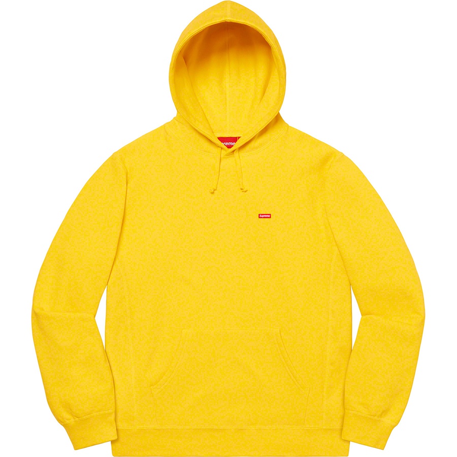 Details on Small Box Hooded Sweatshirt Lemon from spring summer 2020 (Price is $148)