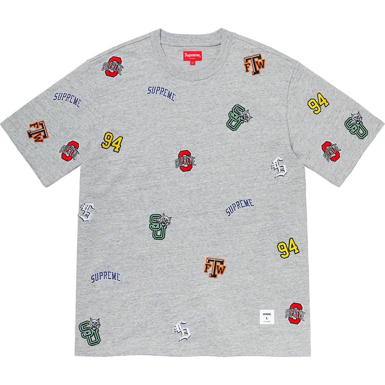 supreme university s/s Top tee XL