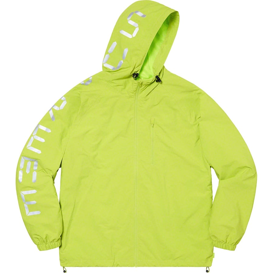 Details on Digital Logo Track Jacket Bright Green from spring summer 2020 (Price is $158)