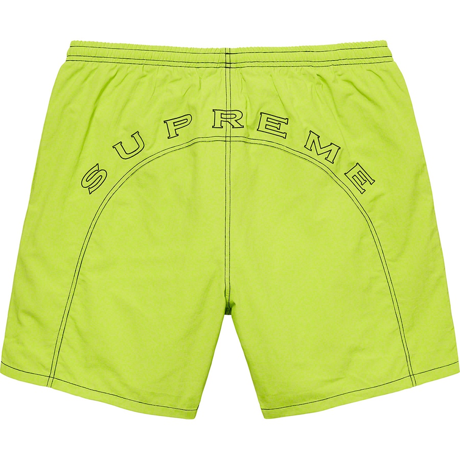 Details on Arc Logo Water Short Lime from spring summer 2020 (Price is $118)