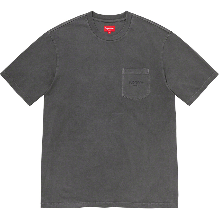 Details on Overdyed Pocket Tee Black from spring summer 2020 (Price is $58)