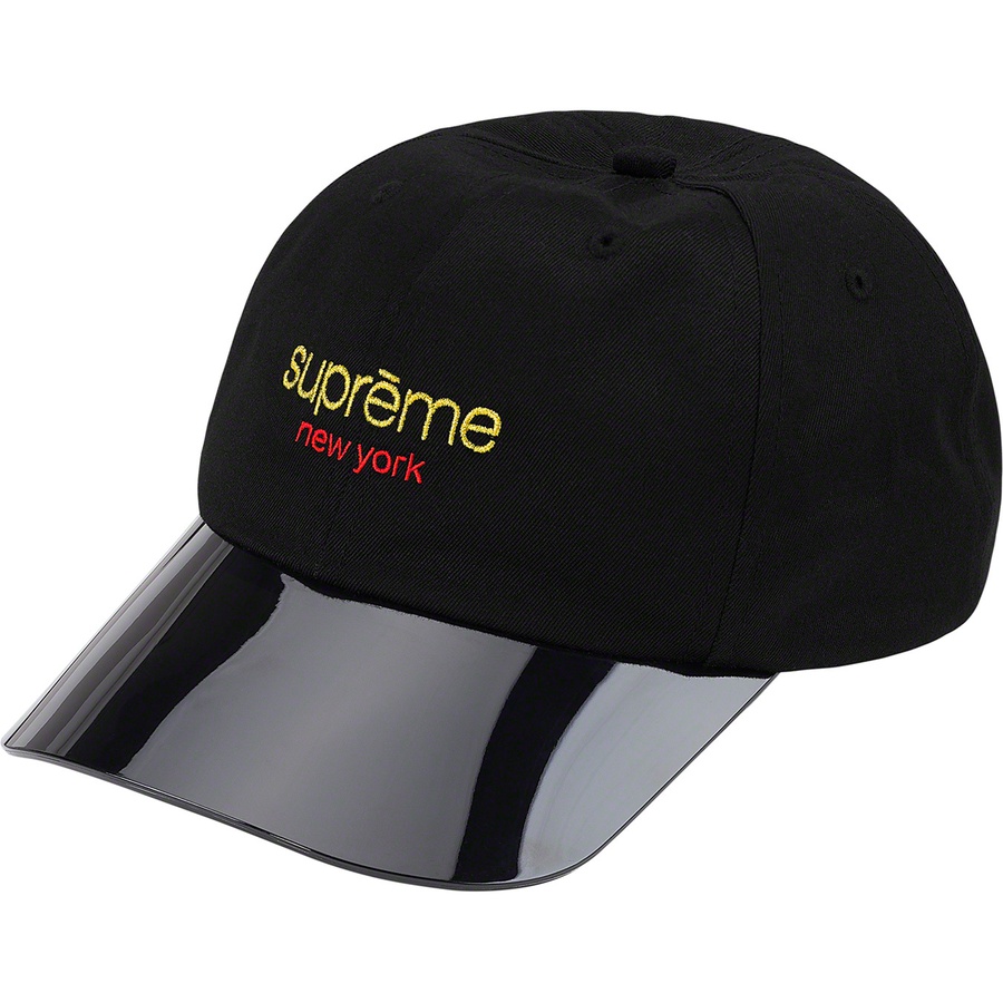 Details on Acrylic Visor 6-Panel Black from spring summer 2020 (Price is $54)
