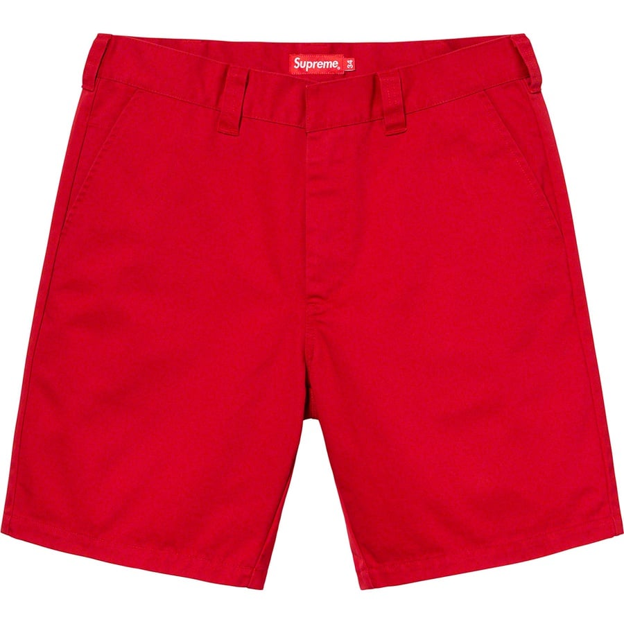 Details on Work Short Red from spring summer
                                                    2020 (Price is $110)